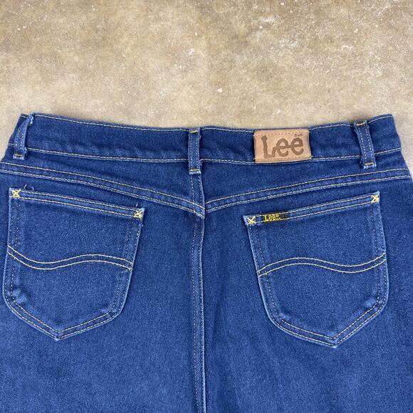 Vintage Lee Women’s High-Rise Jeans 18L Dark Wash, Excellent Condition 80’s 90’s - Picture 10 of 11